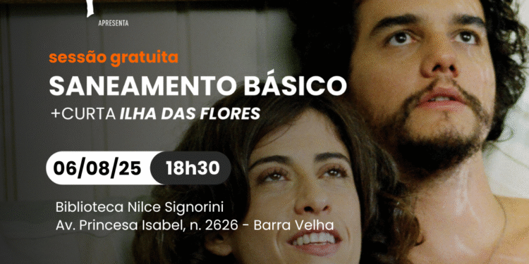 Cinema nacional é destaque na programação gratuita de agosto da Biblioteca Nilce Signorini