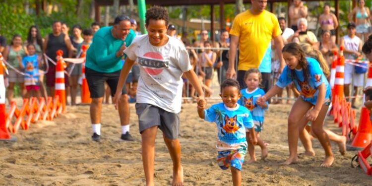 Kids Beach Run reúne mais de 300 crianças na Praia do Perequê em Ilhabela