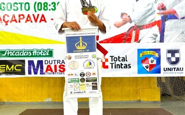Equipe de Karatê Shotokan de Ilhabela conquista 13 medalhas na Copa Caçapava Open
