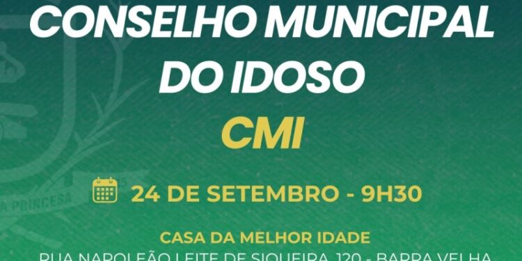 Conselho Municipal do Idoso realiza reunião ordinária na quarta-feira (24)