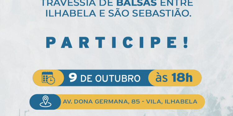 Câmara de Ilhabela convoca audiência pública para discutir problemas na travessia da balsa entre Ilhabela e São Sebastião