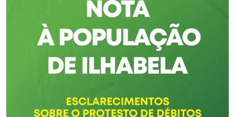 NOTA OFICIAL – Esclarecimentos sobre o Protesto de Débitos da Dívida Ativa Municipal