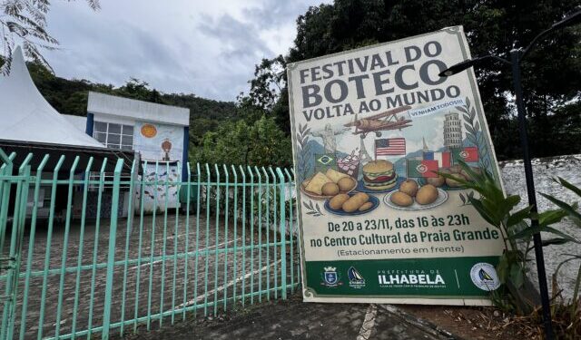 Festival de Boteco Volta ao Mundo reúne pratos de 15 países de quinta-feira (20) a domingo (23) em Ilhabela