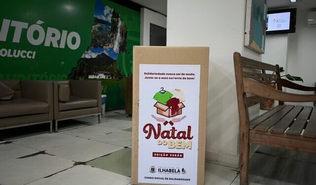 Prefeitura de Ilhabela inicia campanha “Natal do Bem – Edição Verão” para arrecadação de roupas