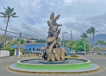 Prefeitura revitaliza rotatória do Itaguassú, um dos cartões-postais de Ilhabela