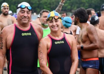 Superação em cada braçada: nadadores levam Ilhabela a uma grande conquista na desafiadora Travessia 14 Bis