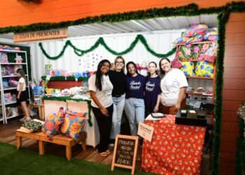 Fundo Social e APAE levam produção artesanal e inclusão ao 4º Natal Luz