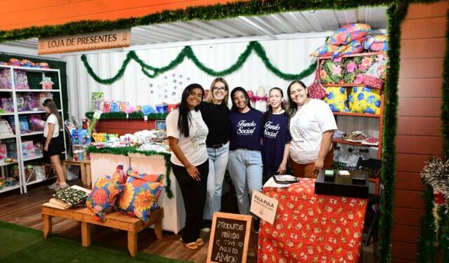 Fundo Social e APAE levam produção artesanal e inclusão ao 4º Natal Luz