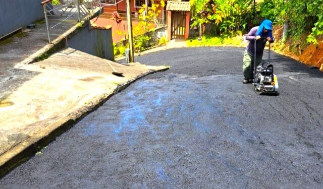 Prefeitura de Ilhabela conclui asfaltamento em dois importantes pontos da cidade