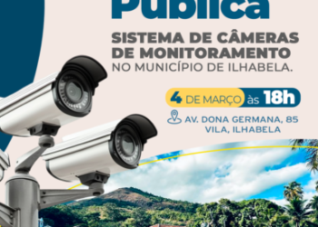 Câmara Municipal de Ilhabela realizará Audiência Pública sobre Sistema de Monitoramento no Município