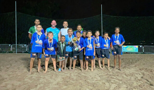 São João é campeão do Sub-13 no Beach Soccer Kids