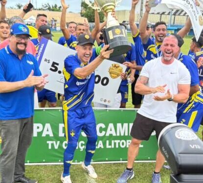 Borrifos F.C. representa Ilhabela e conquista título da Copa dos Campeões do Litoral Norte 2026