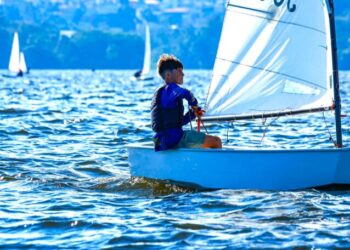 Flotilha Borrachudo conquista pódio na categoria estreante na abertura do Ranking Paulista de Optimist