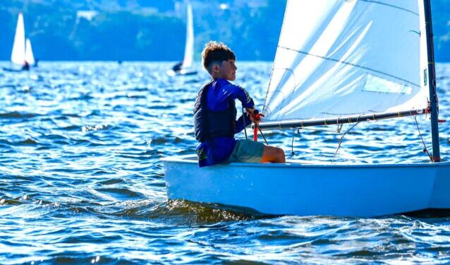 Flotilha Borrachudo conquista pódio na categoria estreante na abertura do Ranking Paulista de Optimist