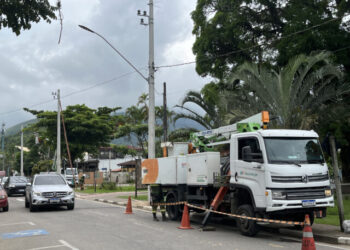 Intervenções no Perequê integram avanço do sistema de energia da futura subestação em Ilhabela