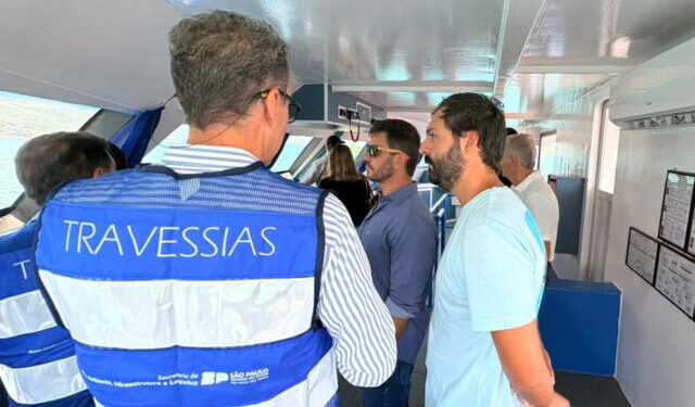 João Pedro Reale Colucci destaca entrega de lancha reformada e avanço histórico com dragagem na travessia Ilhabela–São Sebastião