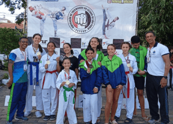 Atletas de Ilhabela brilham no Campeonato Paulista de Taekwondo com conquista de sete medalhas