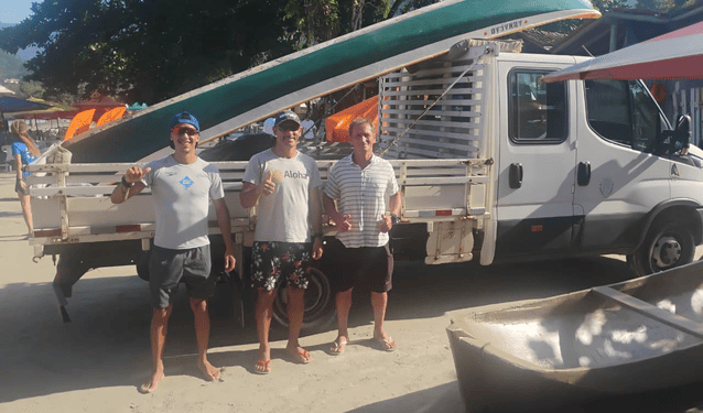 Atletas do remo de Ilhabela fazem dobradinha e conquistam pódios na 4ª Corrida de Canoa Caiçara dos 3 irmãos em Ubatuba