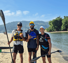 Campeões do Circuito Brasileiro 2026 de Canoagem Oceânica: atletas de Ilhabela lideram provas em Angra dos Reis