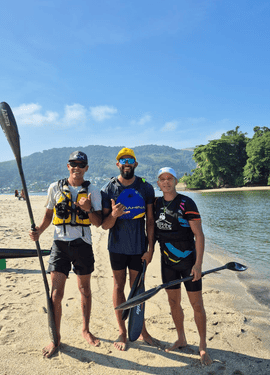 Campeões do Circuito Brasileiro 2026 de Canoagem Oceânica: atletas de Ilhabela lideram provas em Angra dos Reis