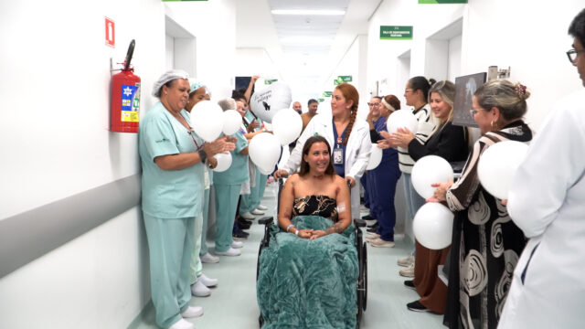 Hospital Municipal informa alta hospitalar de paciente resgatada em alto-mar
