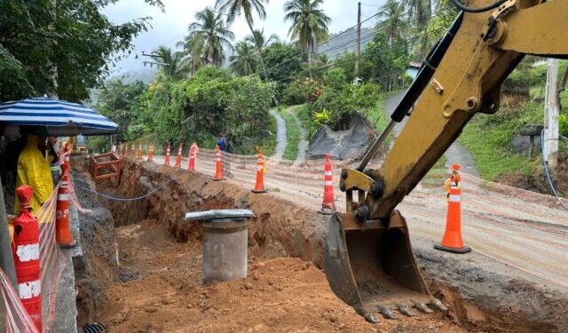 Região sul: obras de drenagem na Avenida Riachuelo avançam com desafio técnico no solo rochoso