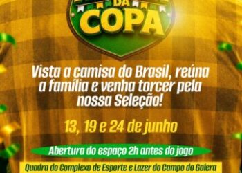 Arraiá da Copa: Prefeitura de Ilhabela promove transmissão dos jogos da Seleção Brasileira no Campo do Galera