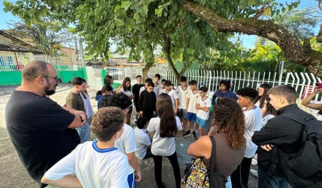 Projeto da Unesp leva geotecnologia, drones e mapeamento digital aos alunos da E.M. Mércia do Nascimento