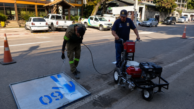 Ilhabela cria novas vagas de estacionamento para idosos e pessoas com deficiência no Itaguassú