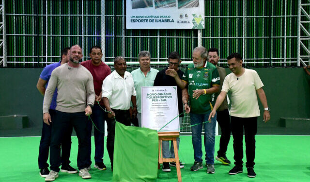 Prefeito Toninho Colucci entrega fase final do Complexo Esportivo do PEII Sul em Ilhabela
