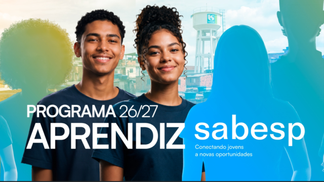 Sabesp abre mais de 250 vagas para Jovem Aprendiz e amplia oportunidades para jovens de comunidades; Litoral Norte conta com 16 vagas