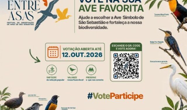 São Sebastião mantém votação aberta para escolha de Ave Símbolo do município até 12 de outubro