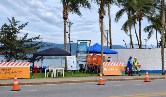 Ilhabela avança com uma das maiores obras de saneamento de sua história; nova ETE Central ampliará atendimento para 85% da população